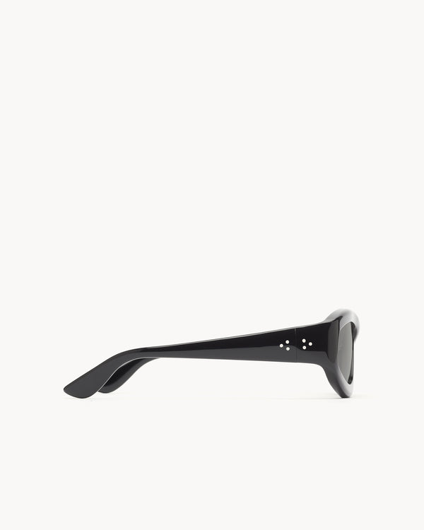Port Tanger Irfan | Black Acetate | Black Lens