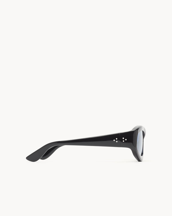 Port Tanger Irfan | Black Acetate | Rif Blue Lens