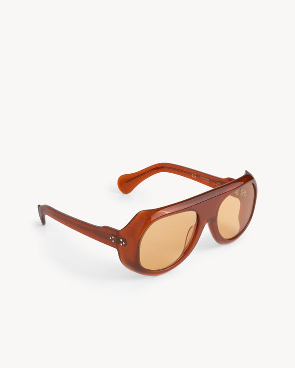 Port Tanger Kuky | Terracotta Acetate | Amber Lens