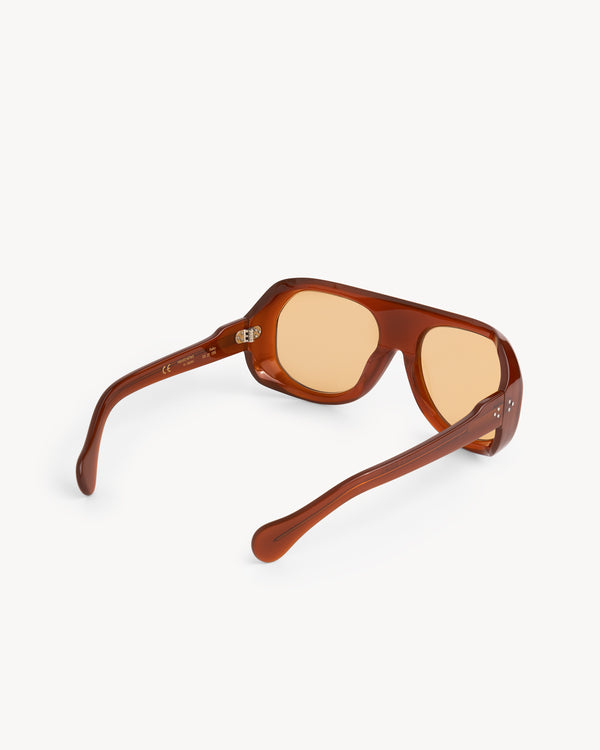 Port Tanger Kuky | Terracotta Acetate | Amber Lens