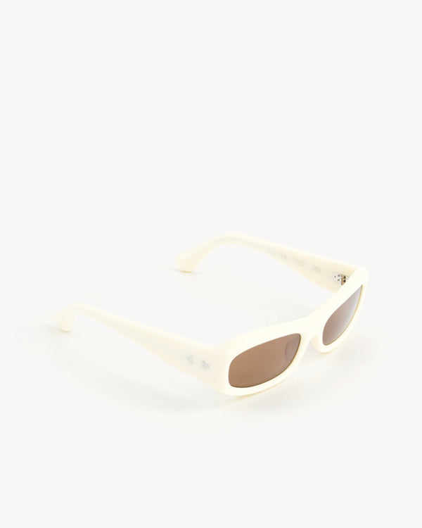 Port Tanger Raptor | White Acetate | Tobacco Lens