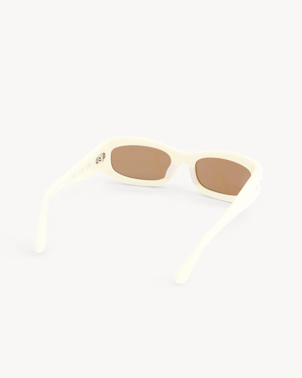 Port Tanger Raptor | White Acetate | Tobacco Lens