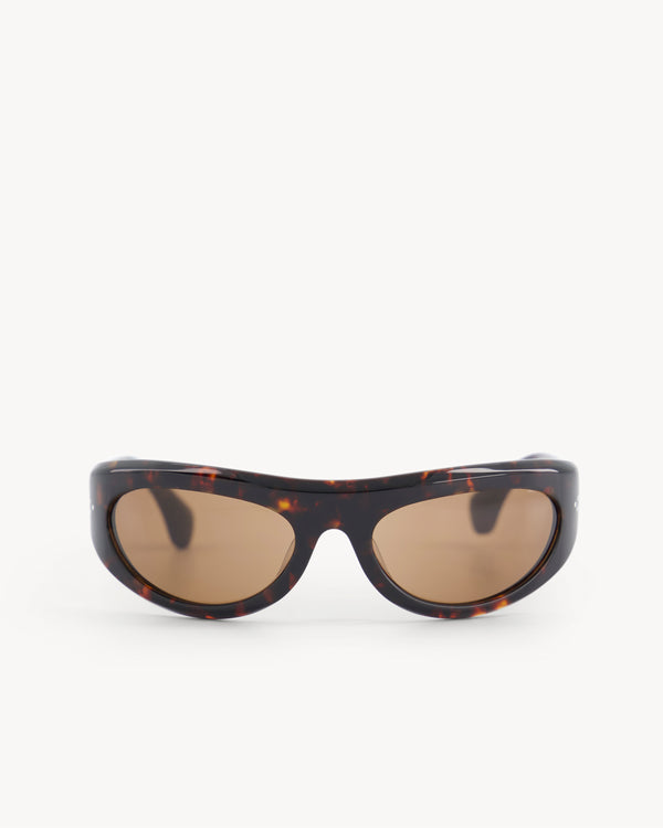 port tanger Raven | Havana Acetate | Tobacco Lens