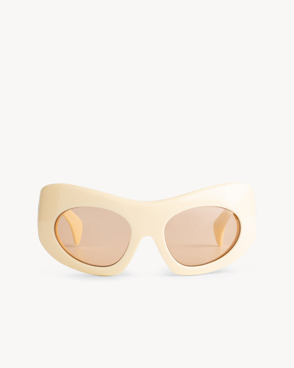 port tanger Ruh | Parchment Acetate | Amber Lens