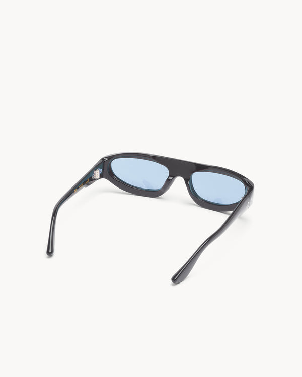 Port Tanger Uns | Black Acetate | Rif Blue Lens