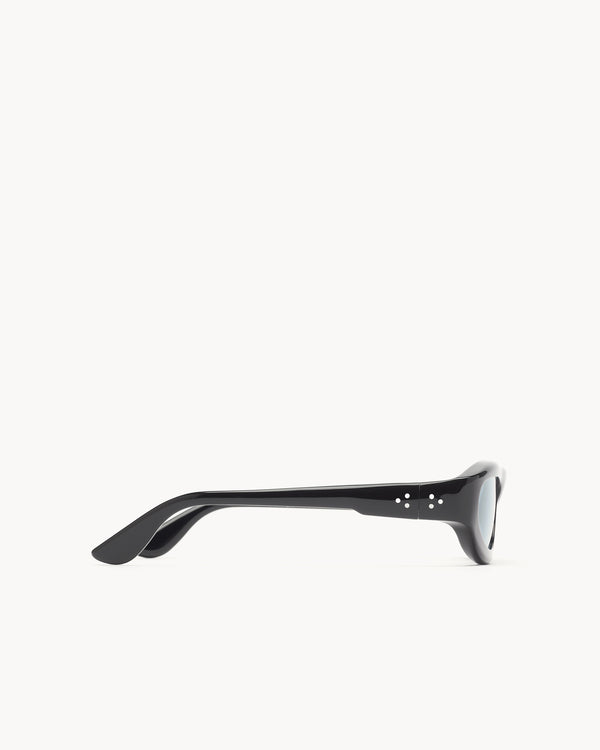 Port Tanger Uns | Black Acetate | Rif Blue Lens