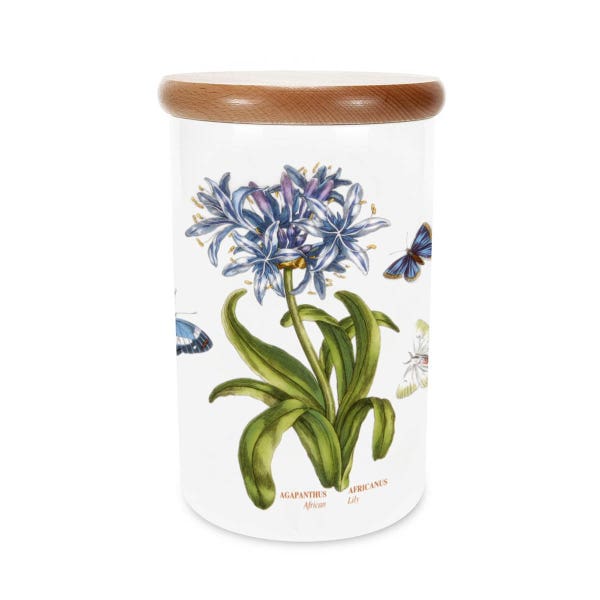 portmeirion Botanic Garden African Lily Storage Jar 20cm