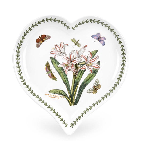 portmeirion Botanic Garden Belladonna Lily Heart Dish