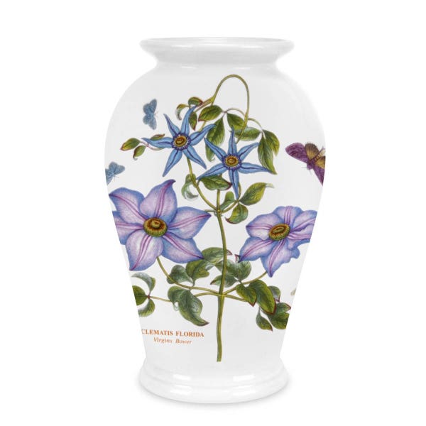 portmeirion Botanic Garden Clematis Canton Vase 20cm