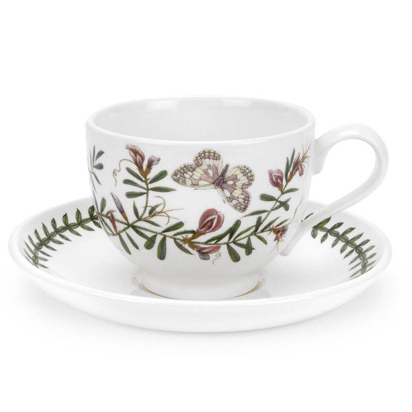 portmeirion Botanic Garden Common Vetch Teacup & Saucer