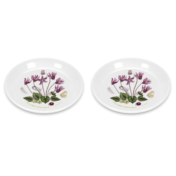 portmeirion Botanic Garden Cyclamen Set of 2 Sweet Dishes