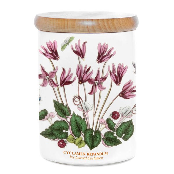 portmeirion Botanic Garden Cyclamen Storage Jar 14cm