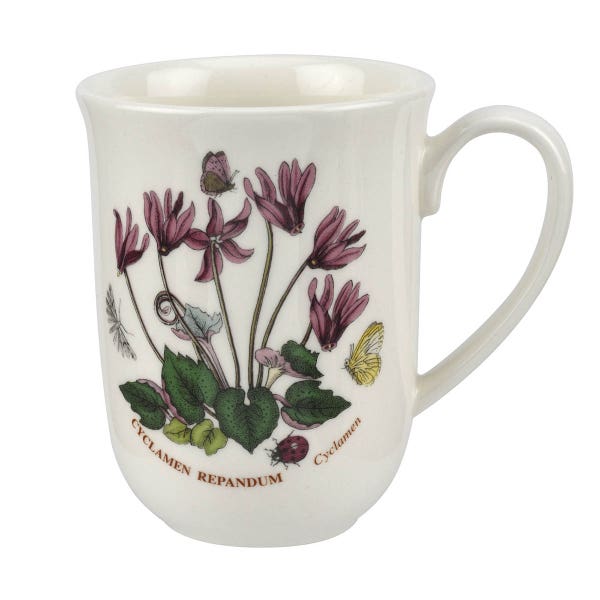 portmeirion Botanic Garden Cyclamen Tulip Beaker Mug