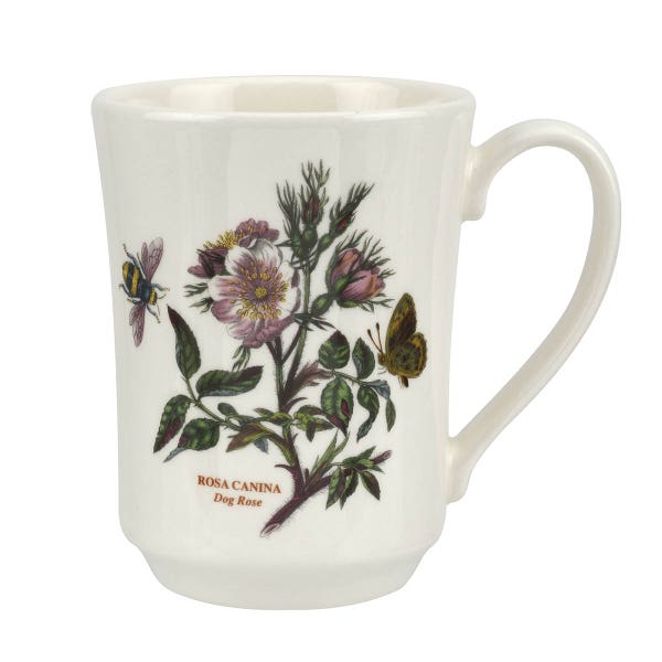 portmeirion Botanic Garden Dog Rose Flared Tankard Mug