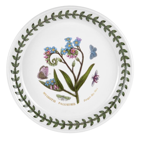 portmeirion Botanic Garden Forget Me Not Bread Plate
