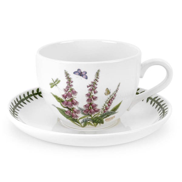 portmeirion Botanic Garden Foxglove Jumbo Cup & Saucer