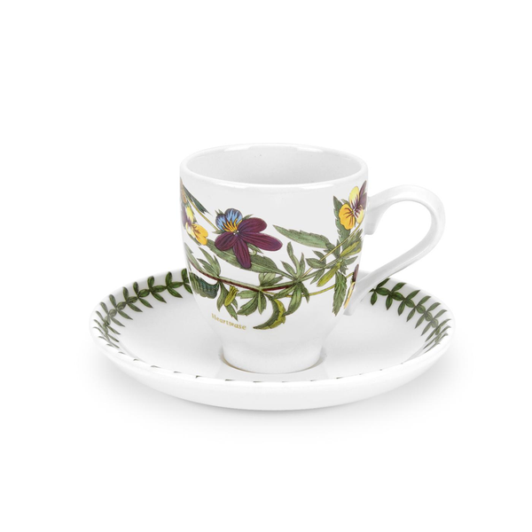 portmeirion Botanic Garden Heartsease Coffee Cup & Saucer