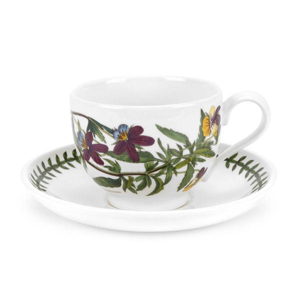 portmeirion Botanic Garden Heartsease Teacup & Saucer