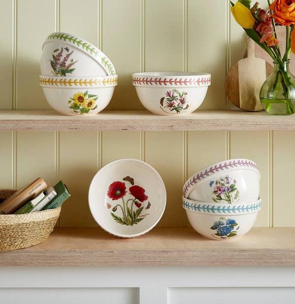 Portmeirion Botanic Garden Meadow 7" Stacking Bowl Hydrangea