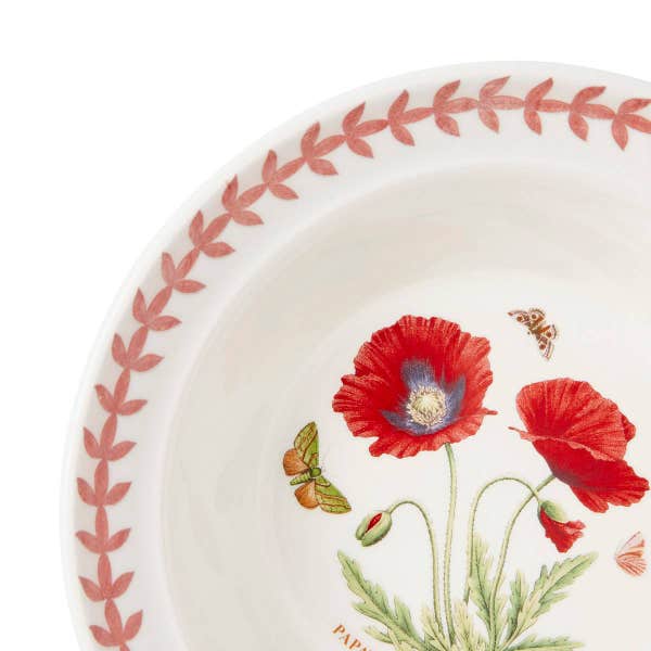 Portmeirion Botanic Garden Meadow Oatmeal Bowl Poppy