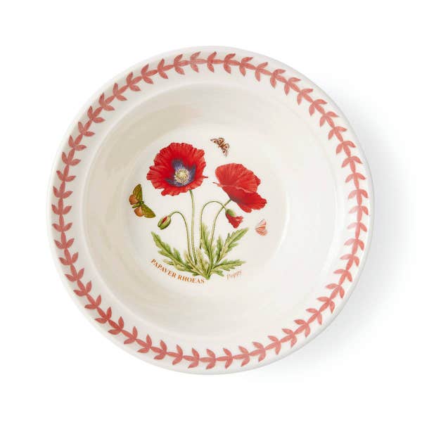 portmeirion Botanic Garden Meadow Oatmeal Bowl Poppy