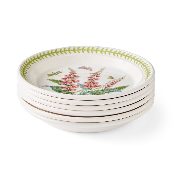 Portmeirion Botanic Garden Meadow Set Of 6 Small Dinner Plates Assorted