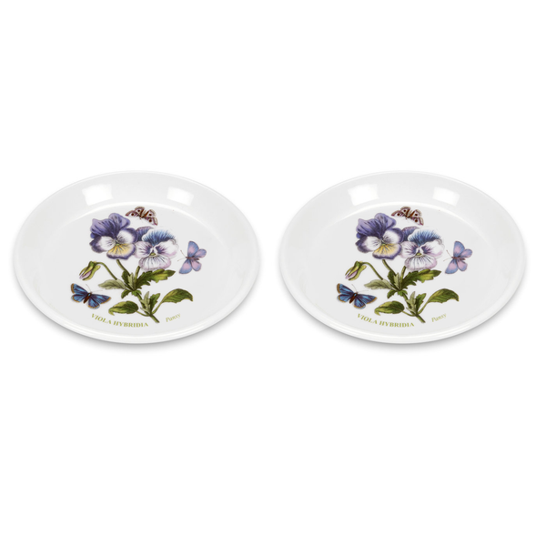 portmeirion Botanic Garden Pansy Set of 2 Sweet Dishes