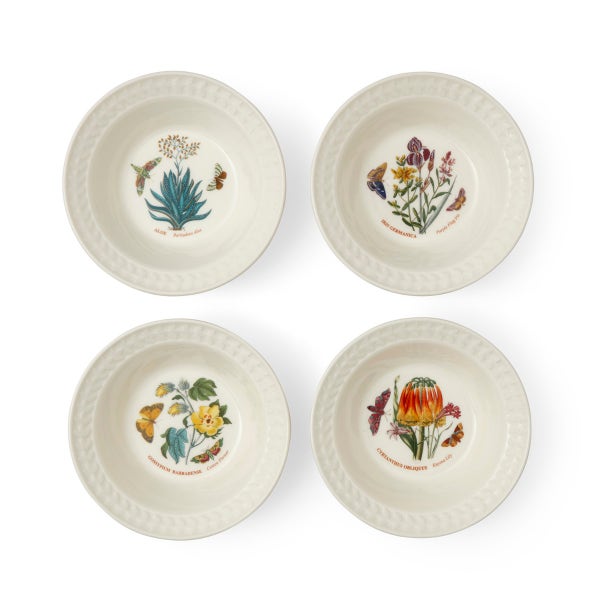 portmeirion Botanic Garden Papilio set of 4 Cereal Bowls