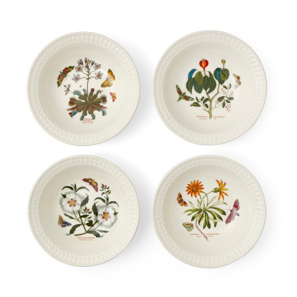 portmeirion Botanic Garden Papilio set of 4 Pasta Bowls