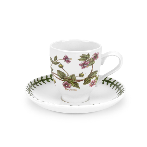 portmeirion Botanic Garden Pimpernel Coffee Cup & Saucer