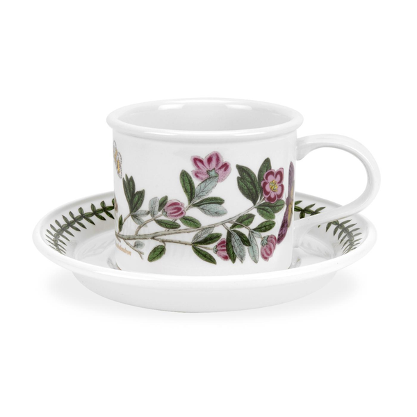 portmeirion Botanic Garden Rhododendron Teacup & Saucer
