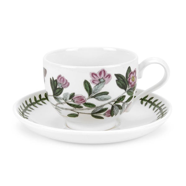 portmeirion Botanic Garden Rhododendron Teacup & Saucer