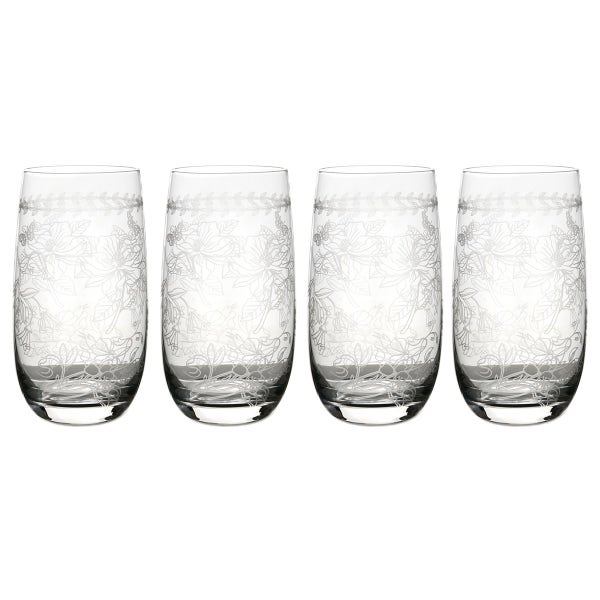 portmeirion Botanic Garden Set of 4 Highball Glasses