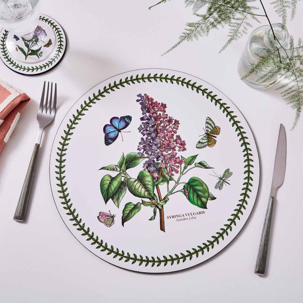 Portmeirion Botanic Garden Set Of 4 Round Placemats