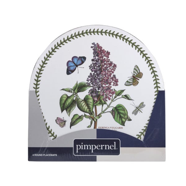 Portmeirion Botanic Garden Set Of 4 Round Placemats