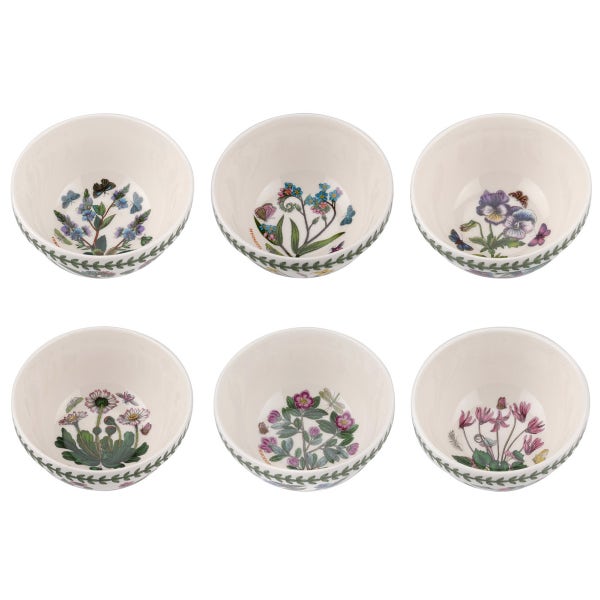 portmeirion Botanic Garden Set of 6 Stacking Bowls 13cm