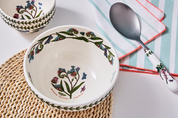 Portmeirion Botanic Garden Set Of 6 Stacking Bowls 18cm