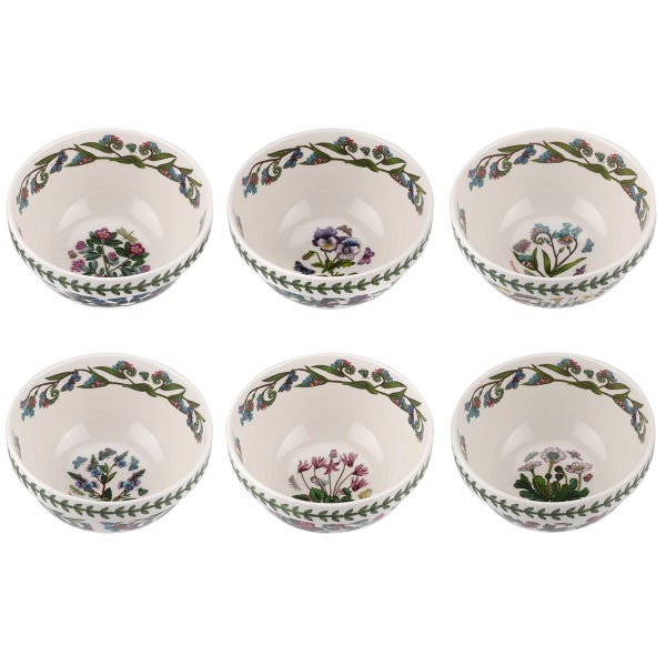 portmeirion Botanic Garden Set of 6 Stacking Bowls 18cm