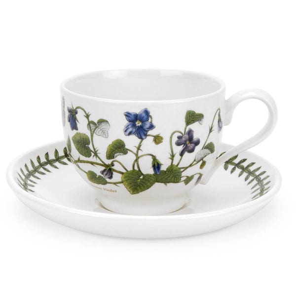 portmeirion Botanic Garden Sweet Violet Teacup & Saucer