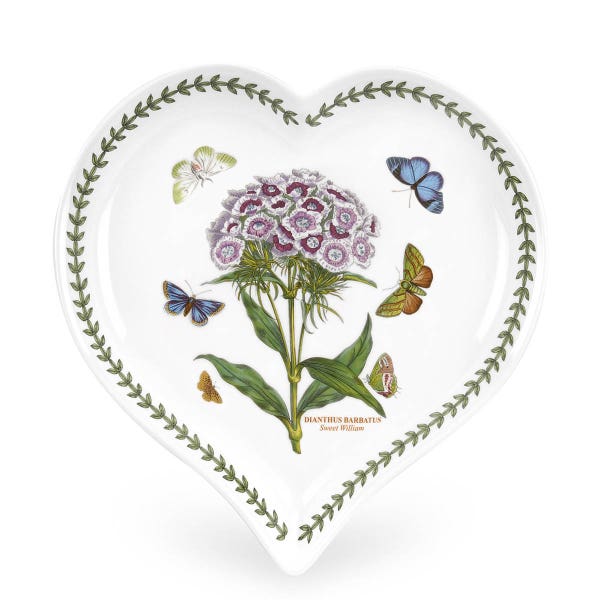portmeirion Botanic Garden Sweet William Heart Dish