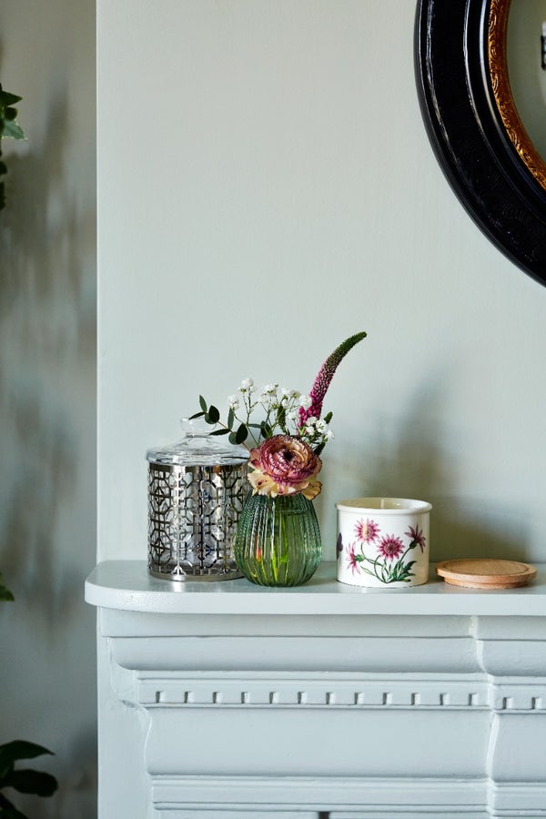 portmeirion Botanic Garden Treasure Flower Ceramic Candle