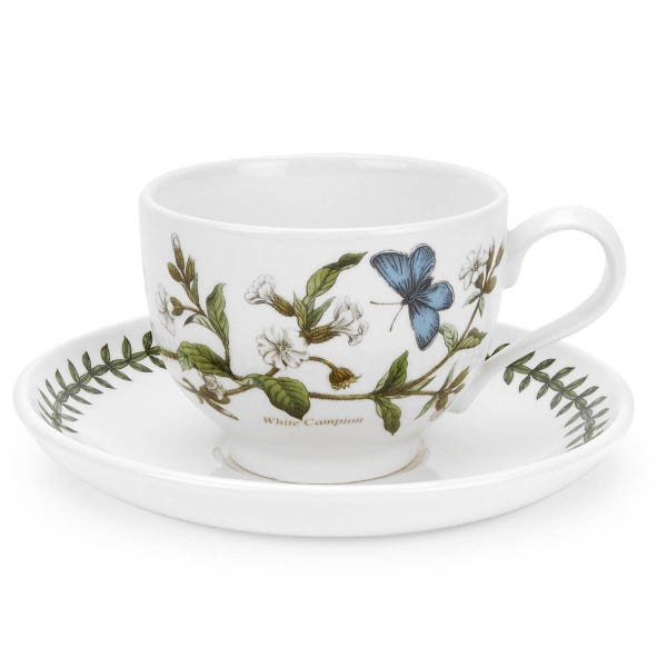 portmeirion Botanic Garden White Campion Cup & Saucer
