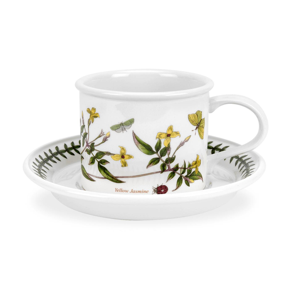 portmeirion Botanic Garden Yellow Jasmine Teacup & Saucer