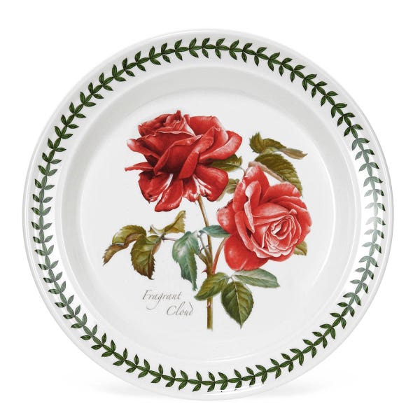 portmeirion Botanic Roses Fragrant Cloud Plate 20cm