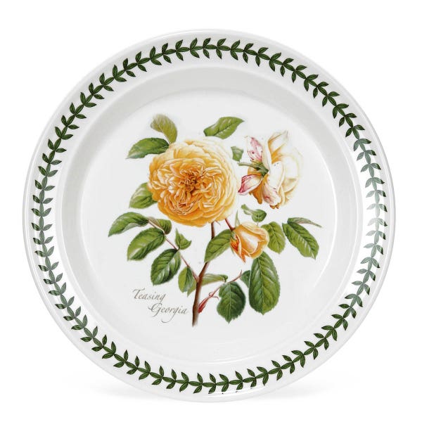 portmeirion Botanic Roses Teasing Georgia Plate 20cm
