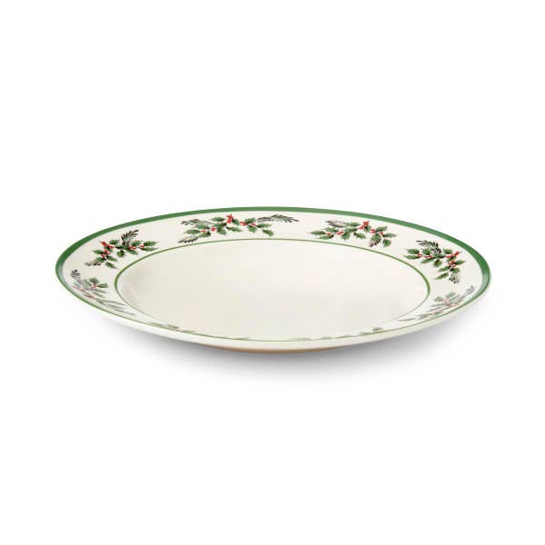 Portmeirion Christmas Tree Holly Set Of 4 Dinner Plates