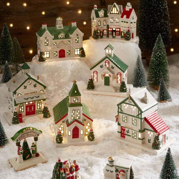 Portmeirion Christmas Tree LED Village Grand Theatre