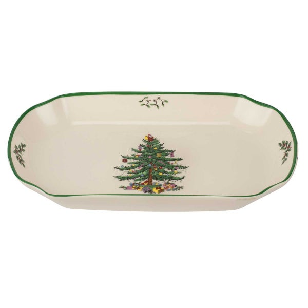 portmeirion Christmas Tree Rectangular Serving Tray
