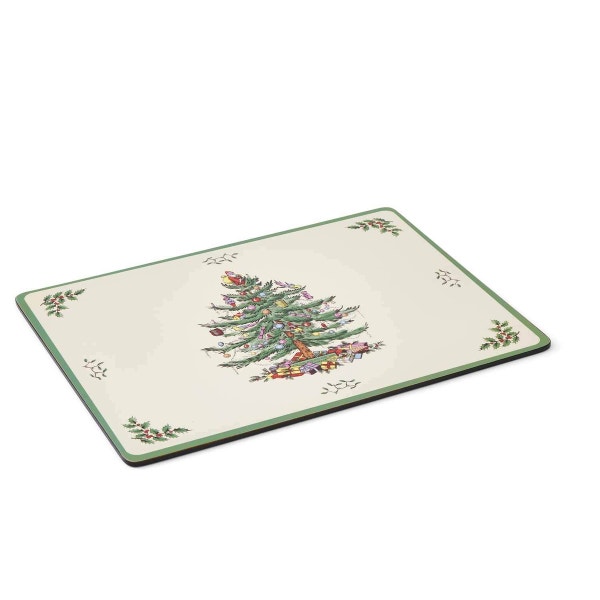 Portmeirion Christmas Tree Set Of 4 Large Placemats
