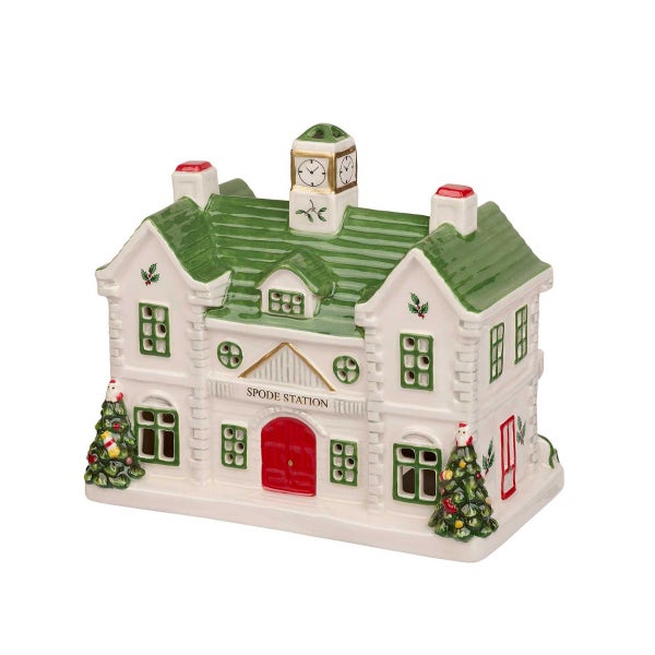 portmeirion Christmas Tree Village Station Ornament